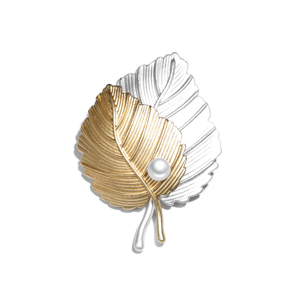 Женские броши Seven Candy Leaf брошь с двойным Кленовым листом модные аксессуары