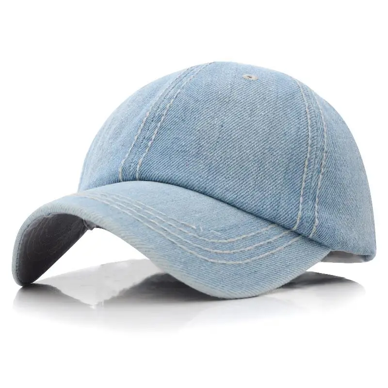 Light Blue 1 COKK, джинсовая мужская кепка, фирменная бейсболка, женская, Ретро стиль, хип-хоп кепка, женская, Snapback, летние шапки для мужчин, пустая кость, Мужская кепка - Цвет: Light Blue 1