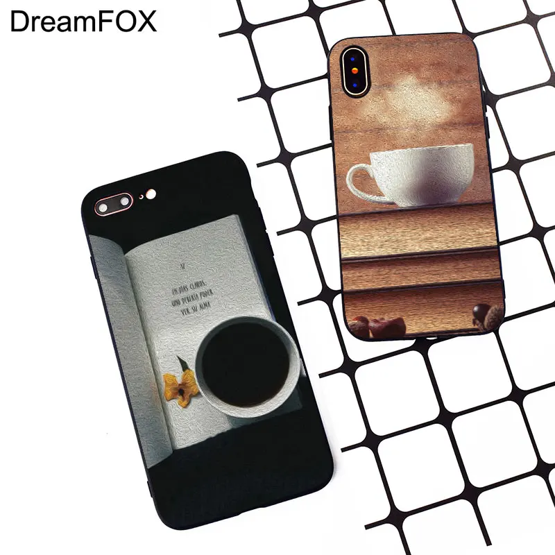 M411 Books And Coffee Black Soft TPU Silicone Case Cover For Apple iPhone 11 Pro XR XS Max X 8 7 6 6S Plus 5 5S 5G SE |