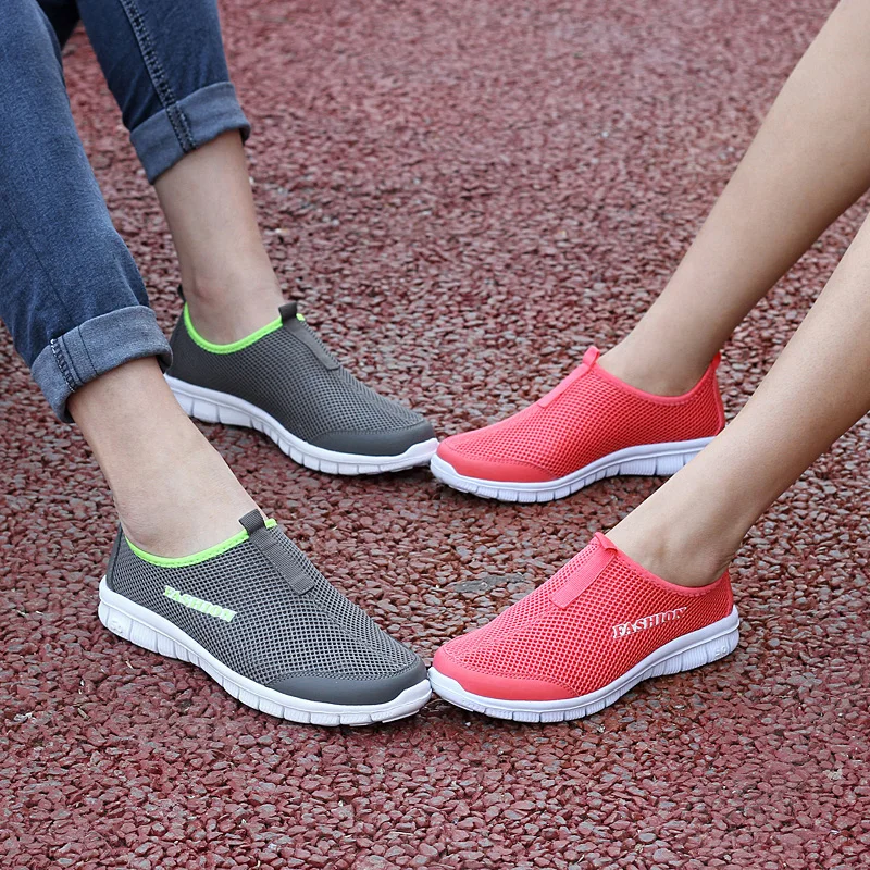 2017 Летом Светло-Пары Повседневная Обувь Воздухопроницаемой Сеткой Мужская