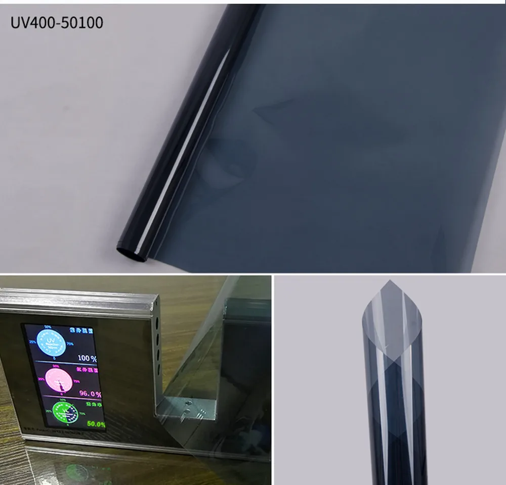 HOHOFILM 8types 50cmx200cm Window Film Car Window Tint Solar Tint For Home Office 100%UV Proof 20''x78.74''