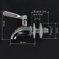 stainless steel faucet tap for home barrel fermenter wine beer beverage juice dispenser spigot drink fridge