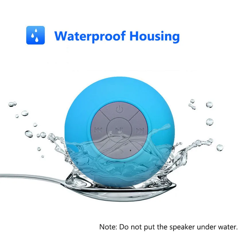 Aimitek Водонепроницаемая мини Bluetooth колонка беспроводная ванная комната Душ