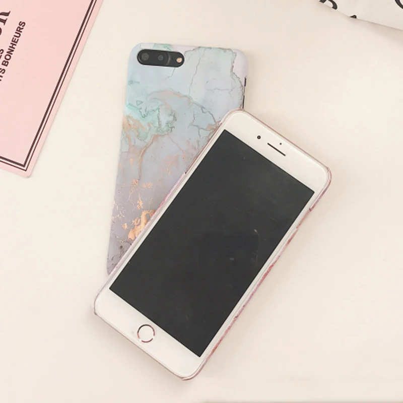 LOVECOM модные чехлы для телефонов с мраморной текстурой для iPhone XS, XR, XS, Max, X, 8, 7, 6, 6S Plus, ультратонкая задняя крышка из жесткого поликарбоната