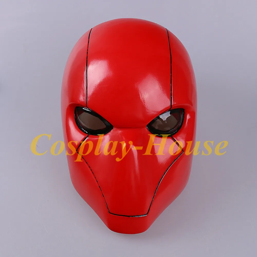 Шлем Бэтмена для косплея ПВХ дышащий шлем с красной блендой взрослых реквизит