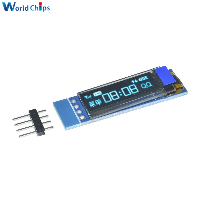 Модуль ЖК дисплея IIC I2C 0 91 дюйма 3 В 5 128x32 SSD1306|oled lcd|oled moduleoled lcd display |