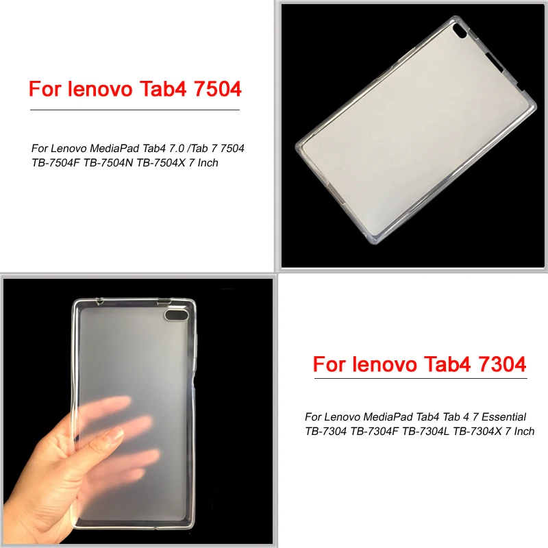 YKaiserin Ультратонкий чехол для планшета Для lenovo Tab4 8 10 7/tab 4 8 plus/10 Plus TB-8504F TB-8504X TPU Мягкий силиконовый чехол
