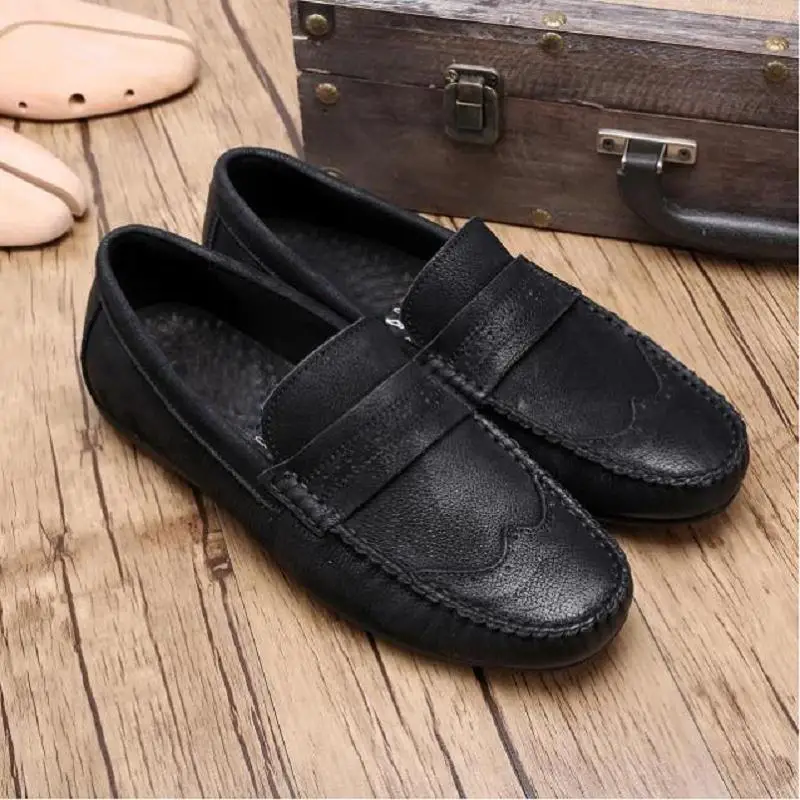 Генрих 2018 весной и летом Для мужчин повседневная обувь слипоны Модные туфли для