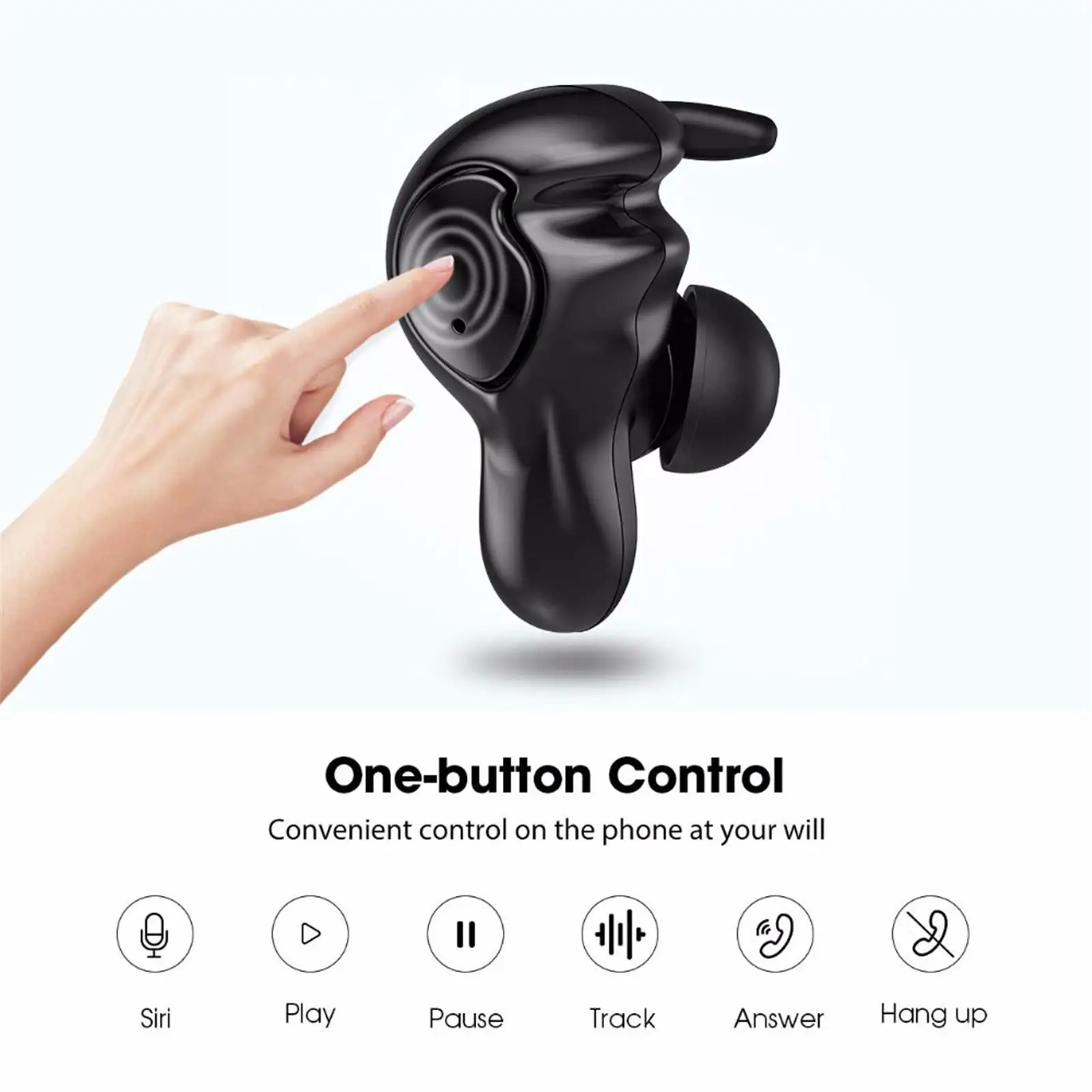 TWS Twins True Беспроводная V5.0 Bluetooth стерео гарнитура Мини наушники для Apple iPhone XS Max XR X