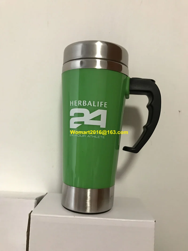 3 шт. зеленый Herbalife 24 питательный коктейль бутылка 500 мл нержавеющая ленивая
