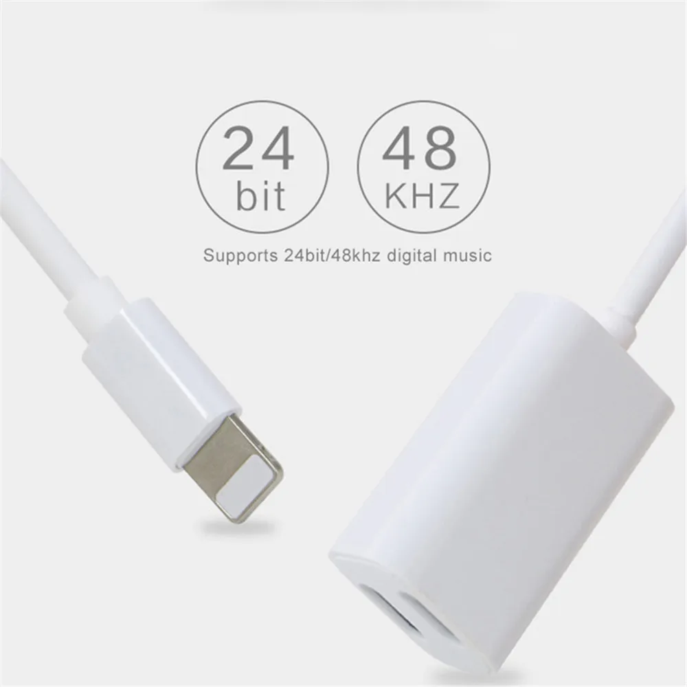 ! 2 в 1 адаптер зарядного устройства ACCEZZ для iPhone X 7 8 Plus|Переходники и адаптеры| |