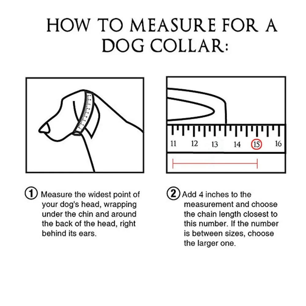 

15mm Big Dog Collar Pet Supplies Dog Necklace Training Chain Choker Solid Stainless Steel Sturdy Durable Wholesale Retail Hot