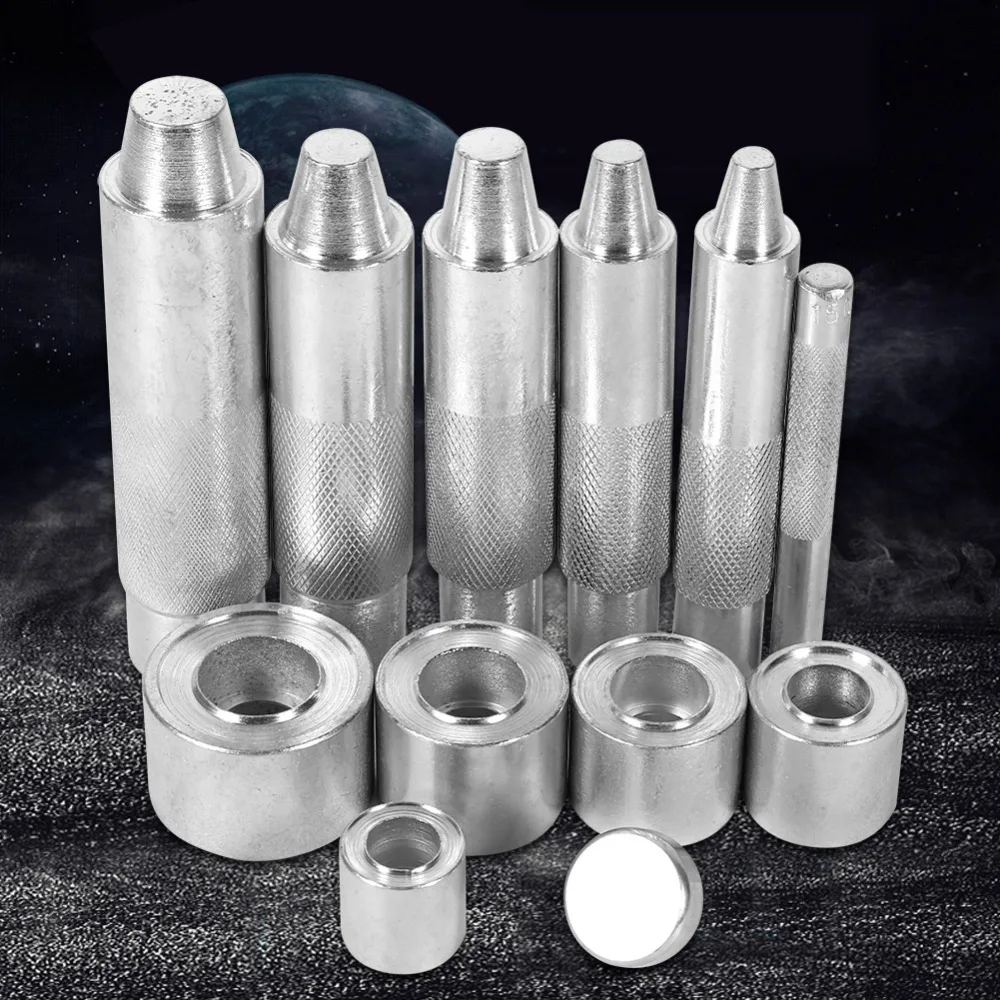 Пробойник для кожи и орудие стропки прорубки отверстия тканого оконного