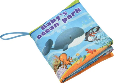ocean park 1 шт. тканевая ткань язык детские книги обучение и образование детская игрушка книга комиксов 0~ 12 месяцев Дети Раннее Обучение тканевая книга - Цвет: ocean park