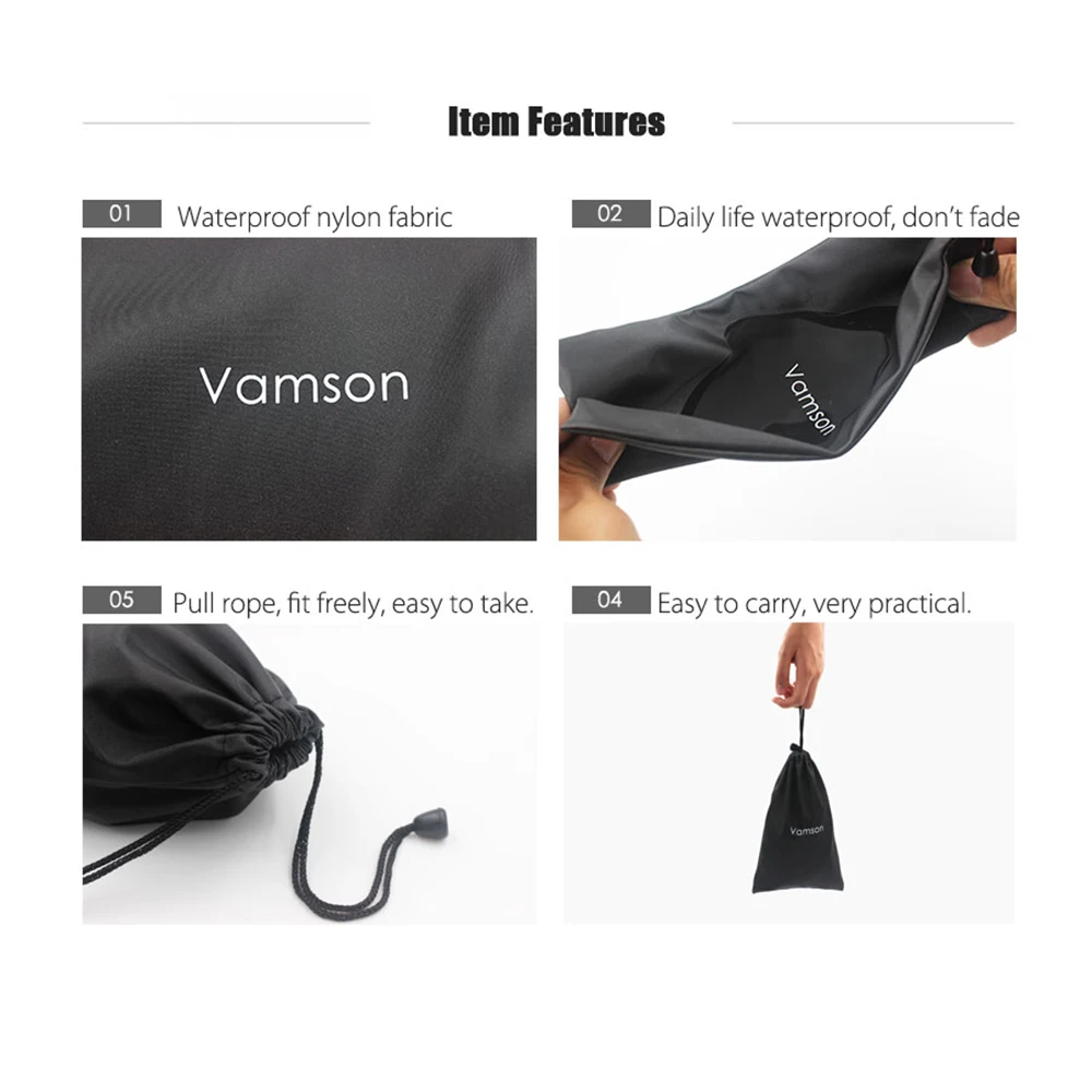 Сумка для хранения аксессуаров Vamson Gopro hero 8 7 6 5 4 3 + 2 1 SJCAM YI 4K VP806|for gopro hero|headband sjcamheadband