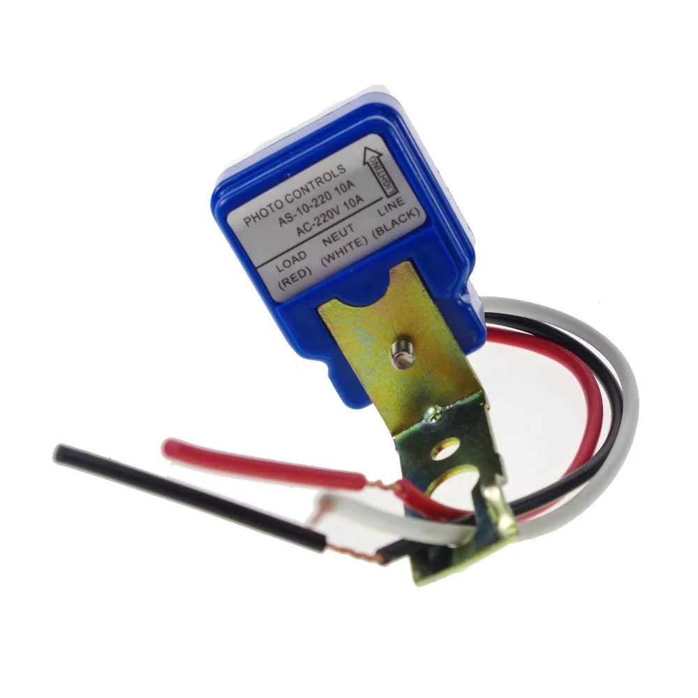 Фото датчик автоматического включения/выключения для DC 12V или AC 10A|switch disconnect|switch