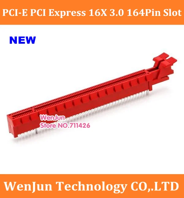 Новая черная красная плата PCI E 16X Express 3 0 164Pin для ремонта материнской платы сменная