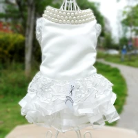 petalk lace princess pet dog wedding dresses pet tutu skirt puppy cat dress pet apparel xs s m l xl