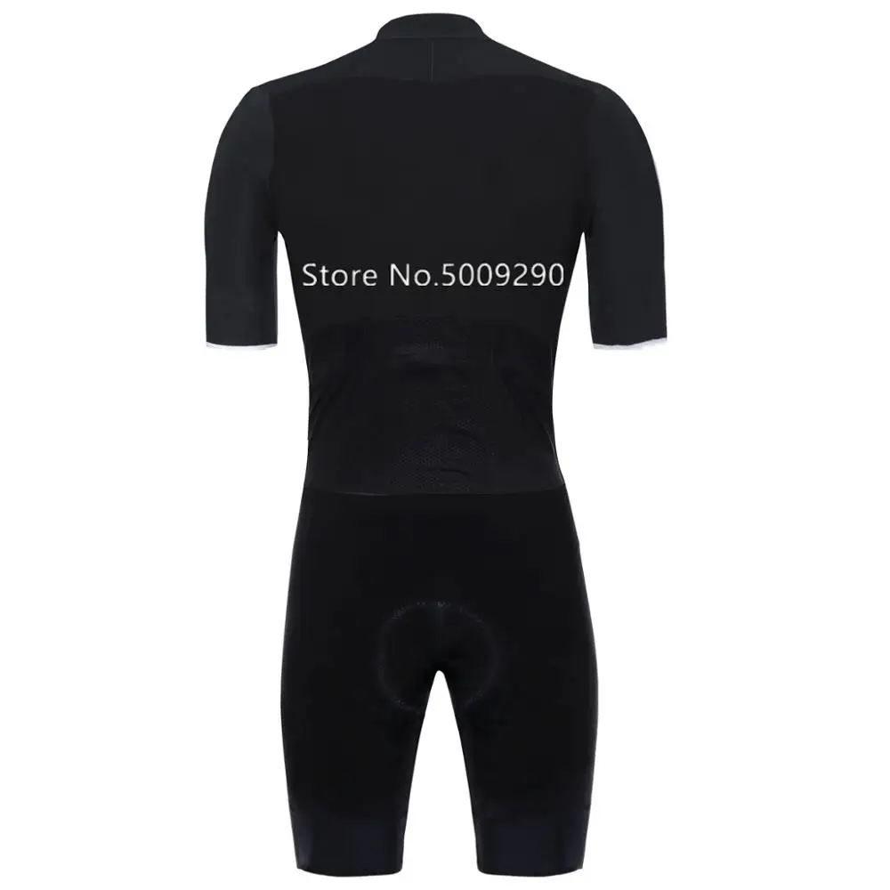Мужской костюм для велоспорта Триатлон велосипедный все в одном черная