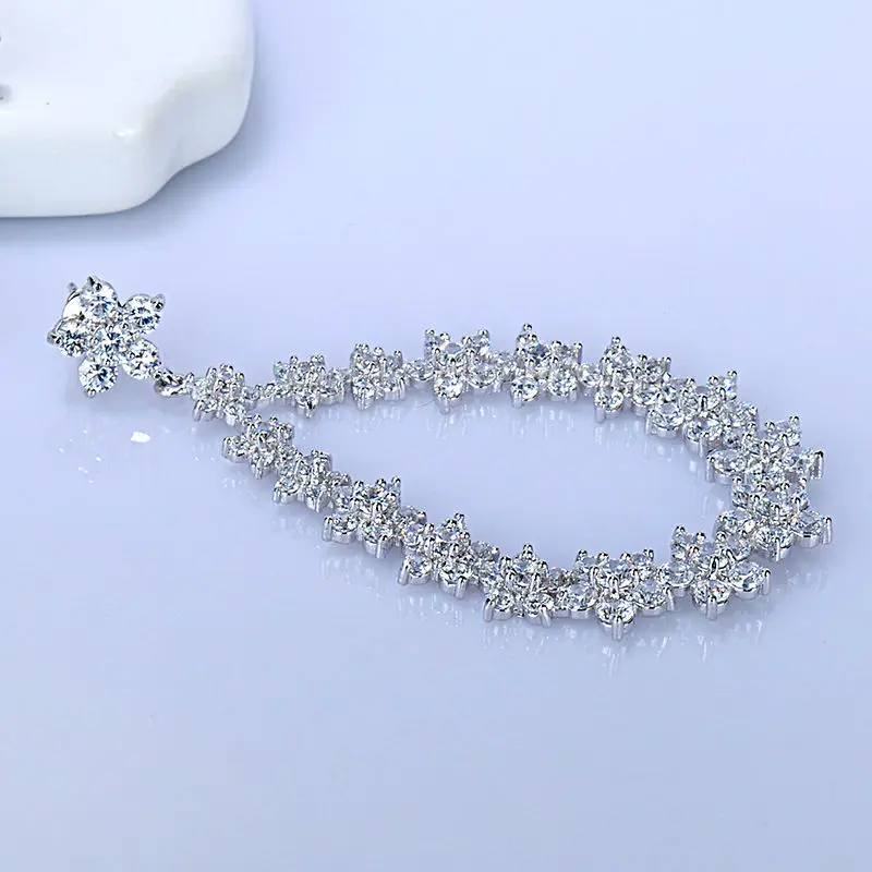 2015 Factory Waterdrop AAA CZ Earrings for Women Bridal Wedding Jewelry Luxury Banquet Dress Accessories GLE4508 | Украшения и