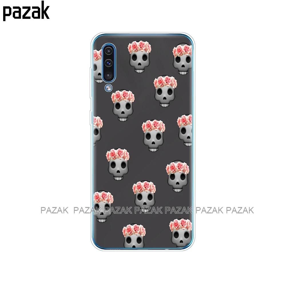 61580 Силиконовый чехол для samsung Galaxy A50, мягкая прозрачная задняя крышка для телефона, для samsung A50, A505, A505F, SM-A505F чехол, 6,4, чехол, бампер - Цвет: 61580