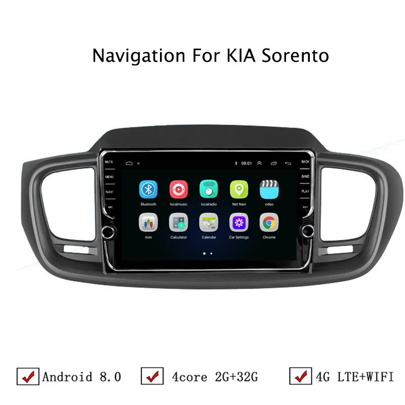 10 1 &quotAndroid 6 0/8 Автомобильная dvd-навигационная система для Kia Sorento 2015 2016 Автомобиль