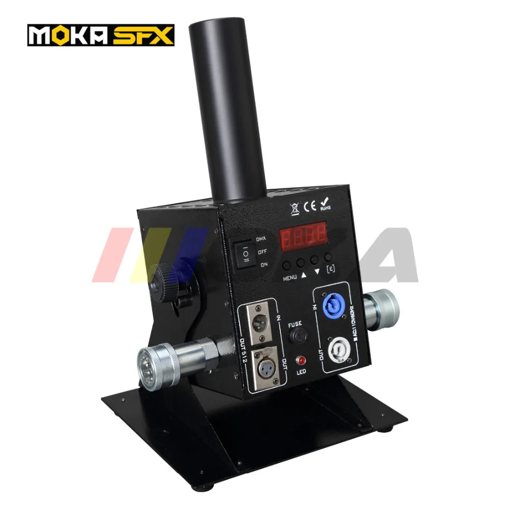 Christmas decoration Co2 Fog Machine DMX-512 Electric Control Stage Effect 12 LED Jet Smoke Cryo DJ CO2 | Освещение