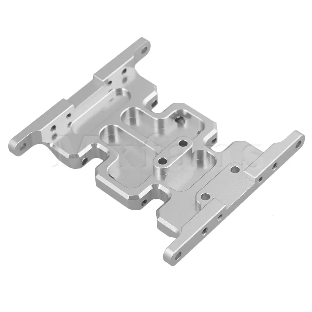 Silver Alloy Center Transmission Plate Replacement for AXIAL SCX10 4WD RC1:10 | Parts &amp Accs