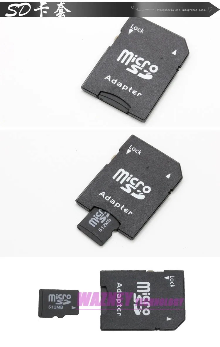 5000 шт./лот Флэшка MicroSD TF/MicroSD карта памяти адаптер SD адаптер высокого качества