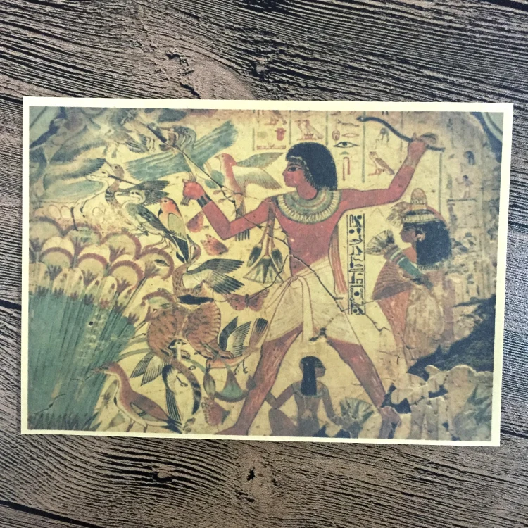 Punk Ancient Egyptian murals Vintage Poster Paint Kraft Paper Retro Cafe Living Room Wall Art Crafts Sticker 42x30cm ZNP-B159 | Дом и сад