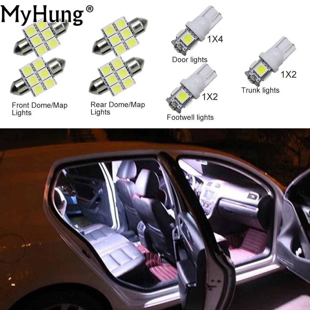 

Convenience Bulbs Car Led Headlight C10W W5W Replacement Bulbs For Honda CROSSTOUR Dome Map Lamp Bright White 12PCS Per Set
