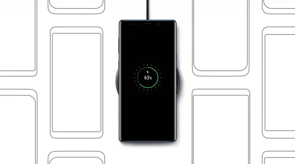 Быстрое беспроводное зарядное устройство samsung S10 для Galaxy S9 S8 Plus S7 edge/iPhone 8 Plus X, 10 Вт быстрая зарядная площадка EP-P1100