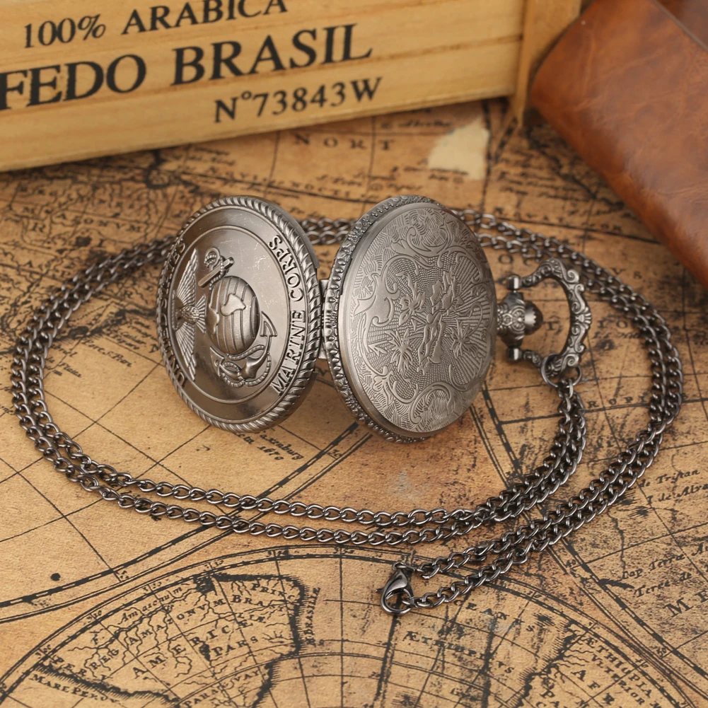 Мужские Винтажные серьги цветные кварцевые карманные часы белый циферблат с