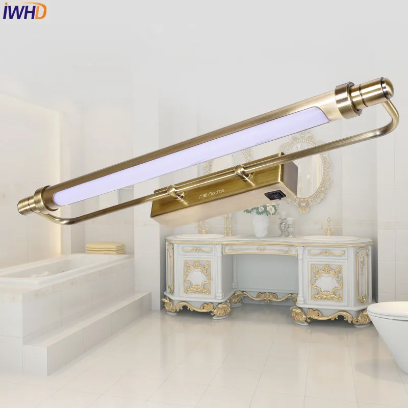 Европейский светодиодный светильник IWHD для ванной комнаты водонепроницаемый