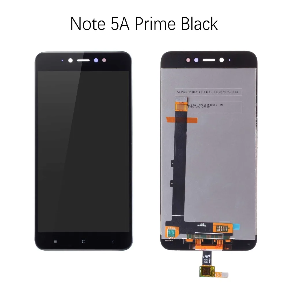 Дисплей для XIAOMI Redmi Note 5A 5A Prime Y1 / Y1 Lite LCD в сборе с тачскрином черный белый