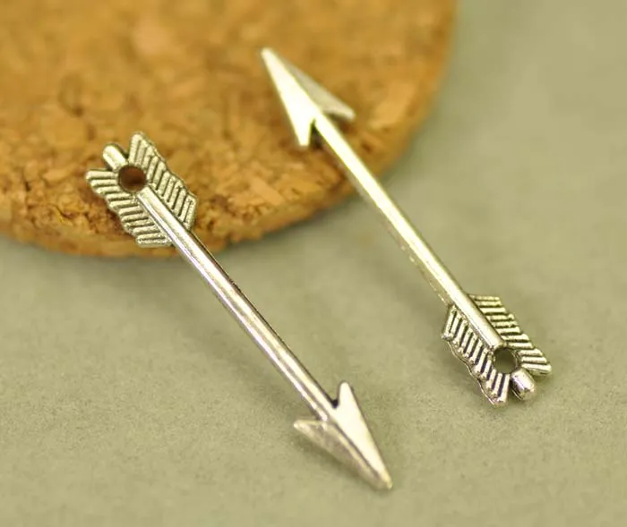 

Vintage diy accessories vintage handmade materials antique silver arrow 5x30mm 50 pcs/lots