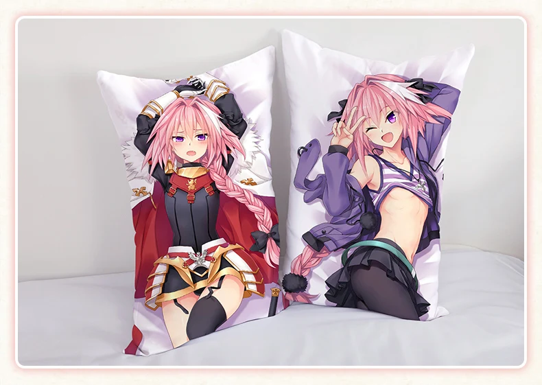 Аниме JK Fate Astolfo Rider Косплей 40*60 см задняя плюшевая подушка для дома Декор кровати подарок