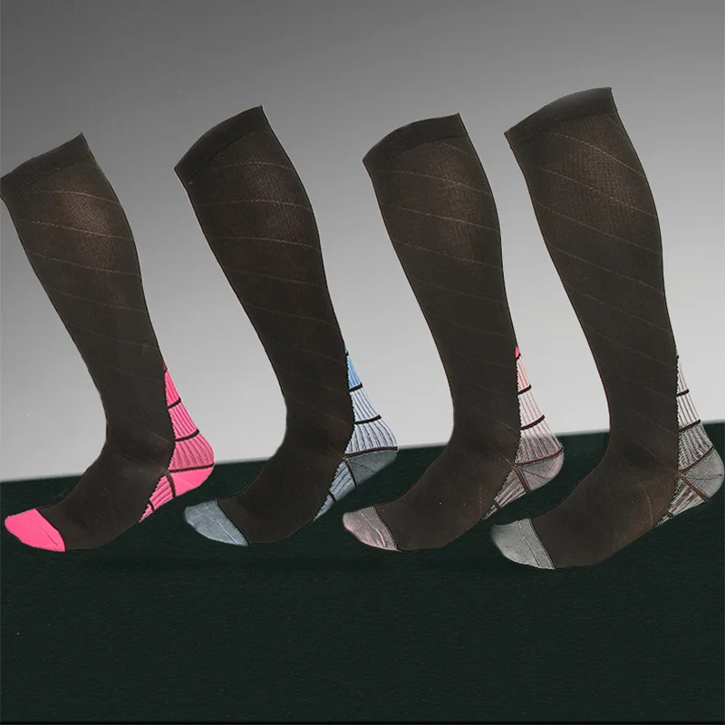 Мужские носки всесезонные спортивные Нескользящие градиентные цветные модные
