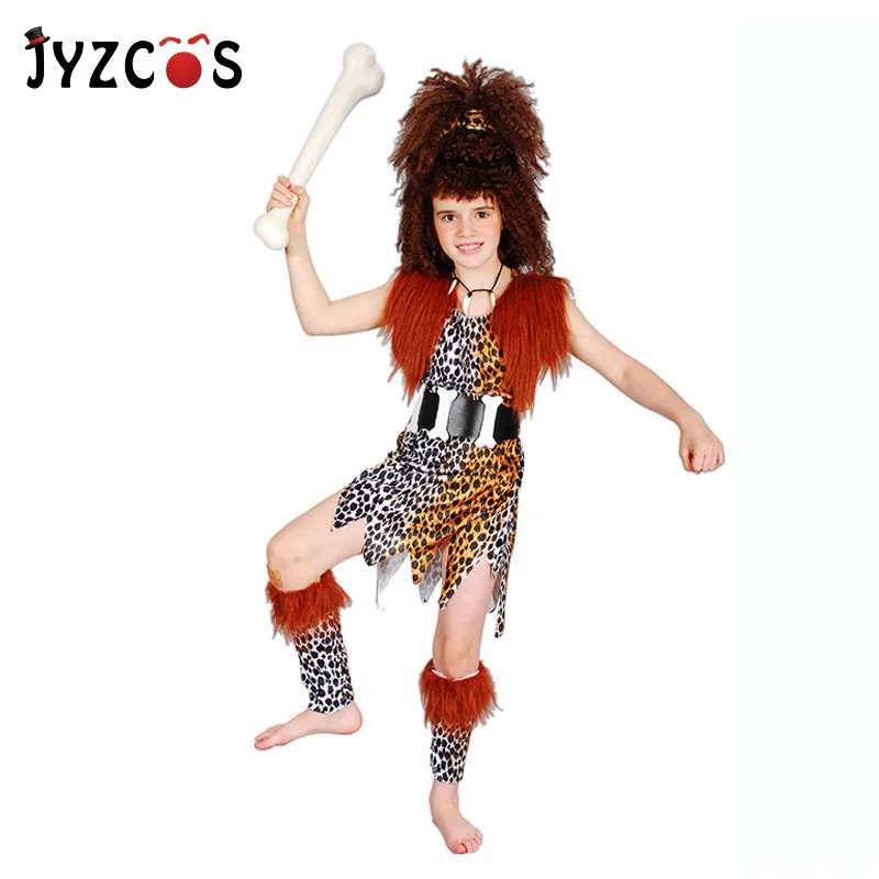 JYZCOS Леопардовый дикарь Кавинант примитивный костюм индеец косплей Хэллоуин