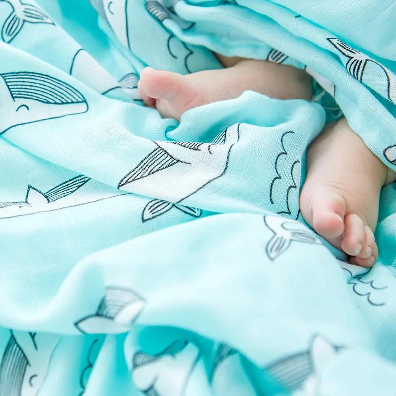 

Baby Swaddling Blanket 100% Cotton Bamboo Baby Blanket Swaddle Newborn Baby Bath Towel Swaddle Blankets Multi Designs Functions