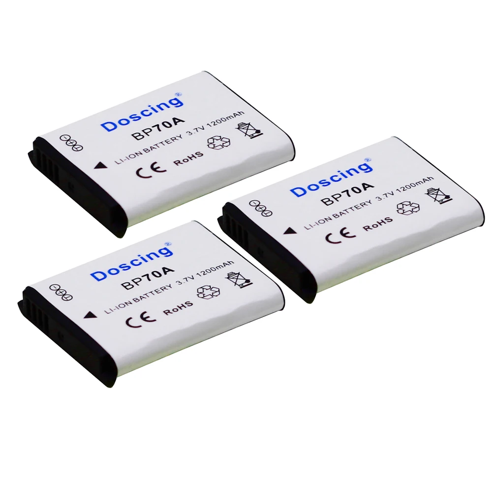 Батарея Doscing BP 70A BP70A + зарядное устройство с ЖК дисплеем для Samsung ST90 ST95 ST100 150F 700 6500