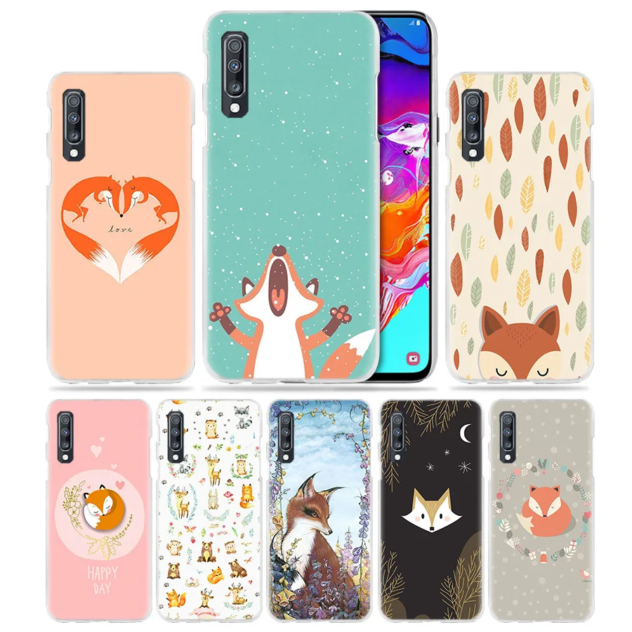 Чехол для samsung Galaxy A50 A70 A20e A40 A30 A20 A10 A8 A6 Plus A9 A7 жесткий прозрачный чехол для телефона