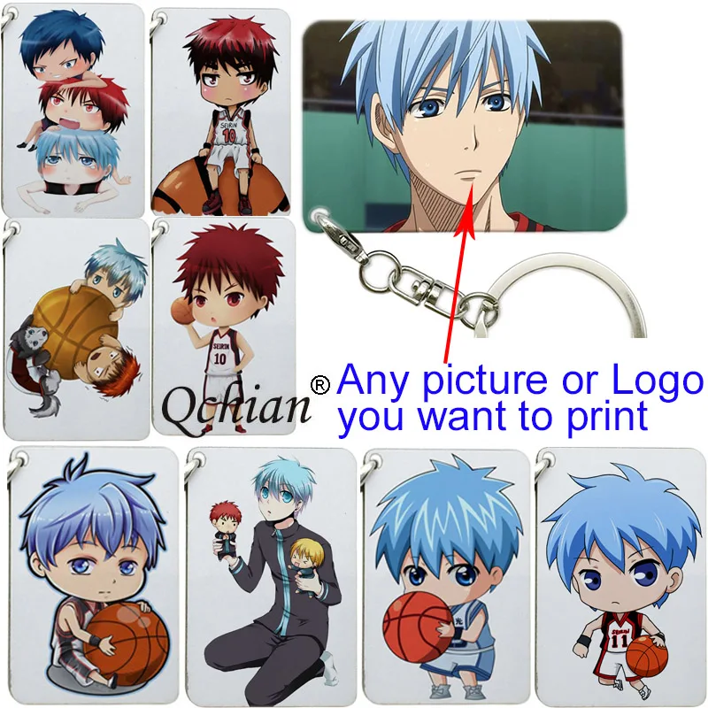 6 см * 4 фото на заказ Kuroko no Basuke Kagami мультфильм багажная бирка посадочный талон