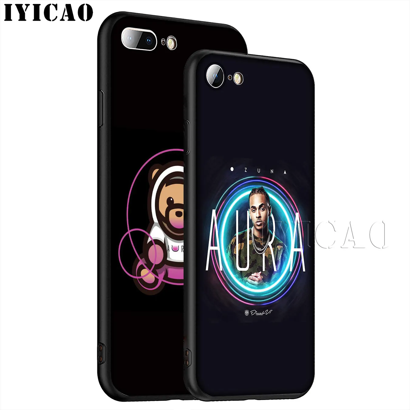 IYICAO Ozuna Мягкий силиконовый чехол для телефона iPhone XR X XS 11 Pro Max 6 6S 7 8 Plus 5 5S SE TPU черный
