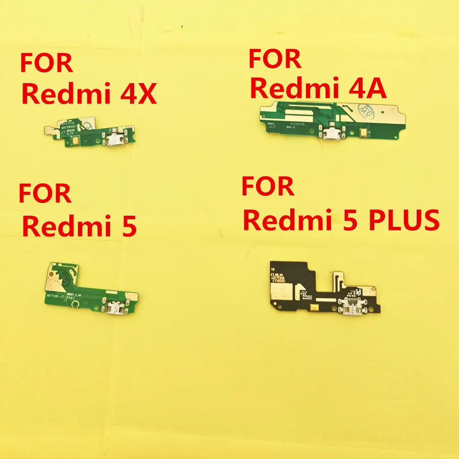 Для Xiaomi Redmi 5 Plus NOTE5A NOTE 3 4X 4A USB зарядный порт док разъем зарядная плата гибкий