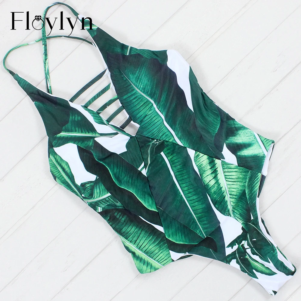 Floylyn популярный цельный купальник женский сексуальный боди купальный костюм