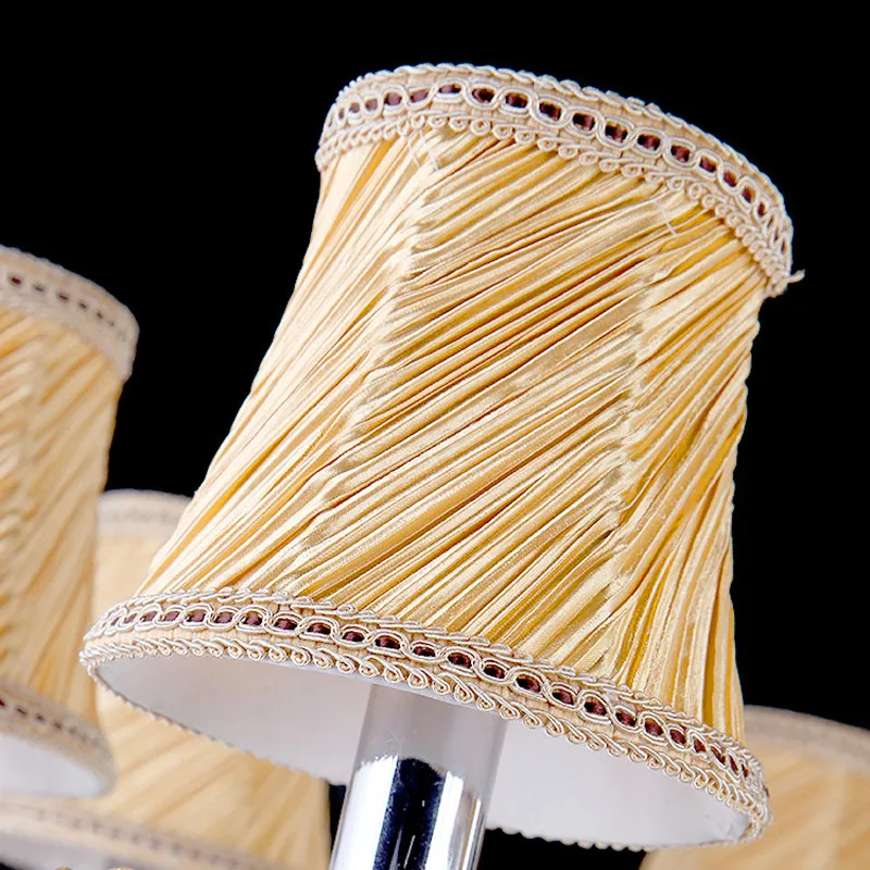 Современная хрустальная люстра для гостиной спальни кухни K9 с абажуром