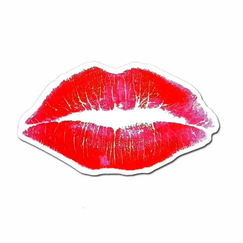 1 шт. Сексуальная губ печати наклейки для DIY Чемодан ноутбука скейтборд Car