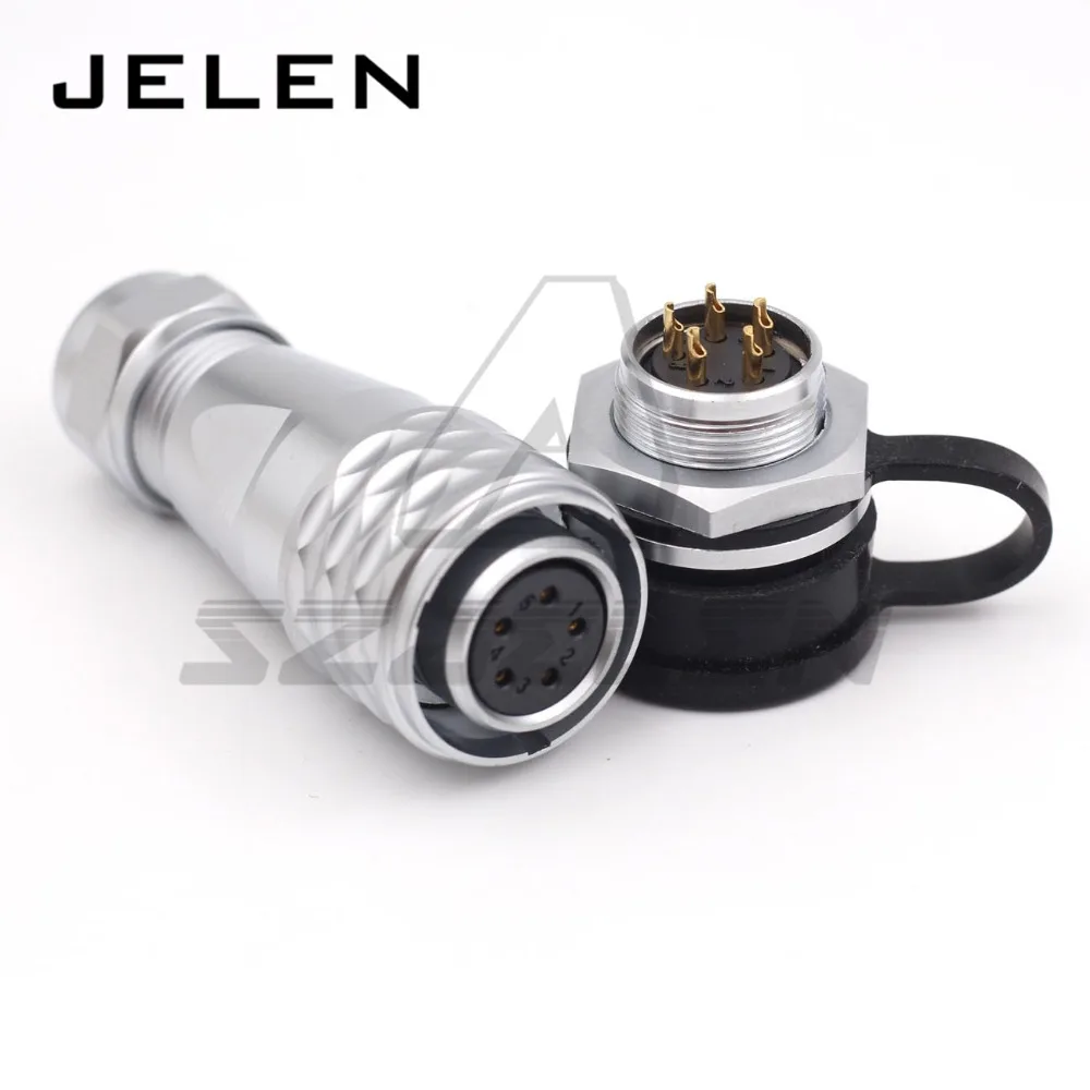 WEIPU SF1611/SF1612 5Pin IP68 Водонепроницаемый круговой разъем авиационный 5 контактный