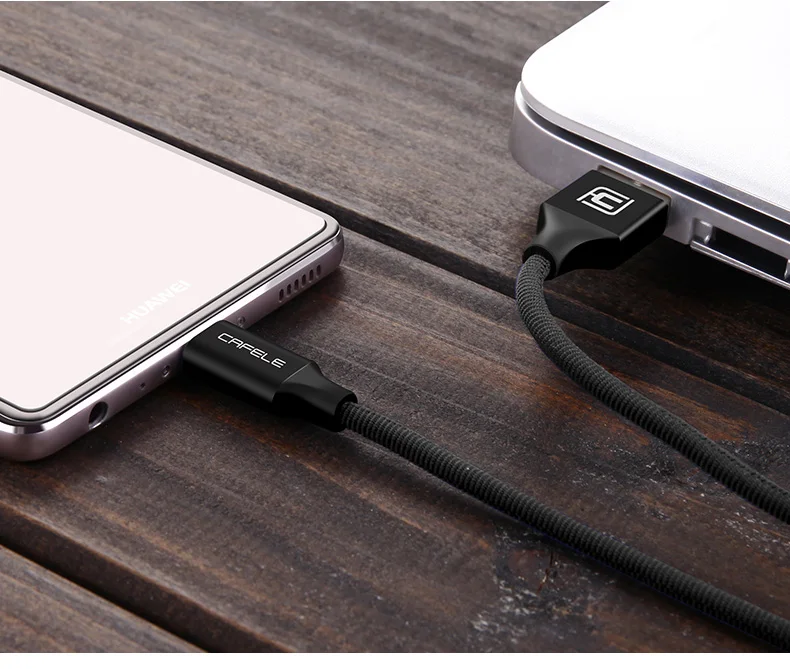Cafele usb type-C кабель для зарядки мобильного телефона для samsung S10 S9 Plus Xiaomi Mi 9 8 huawei Oneplus USB C type-C кабели
